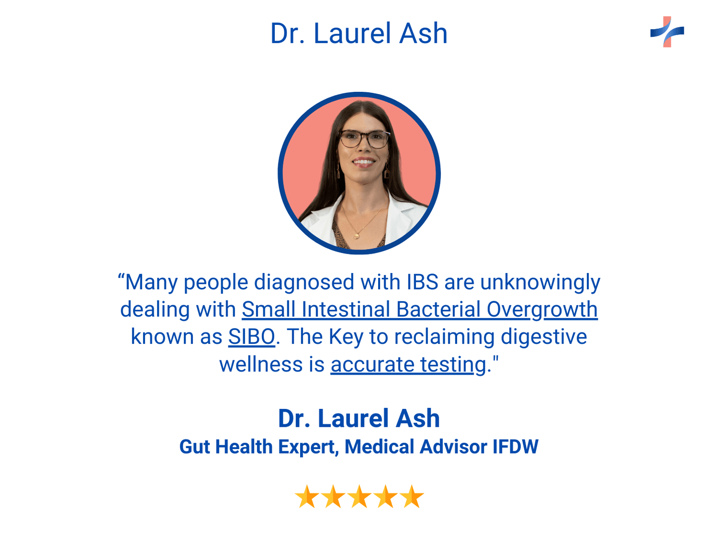 Quote from Dr. Laurel Ash SIBO Breath Test