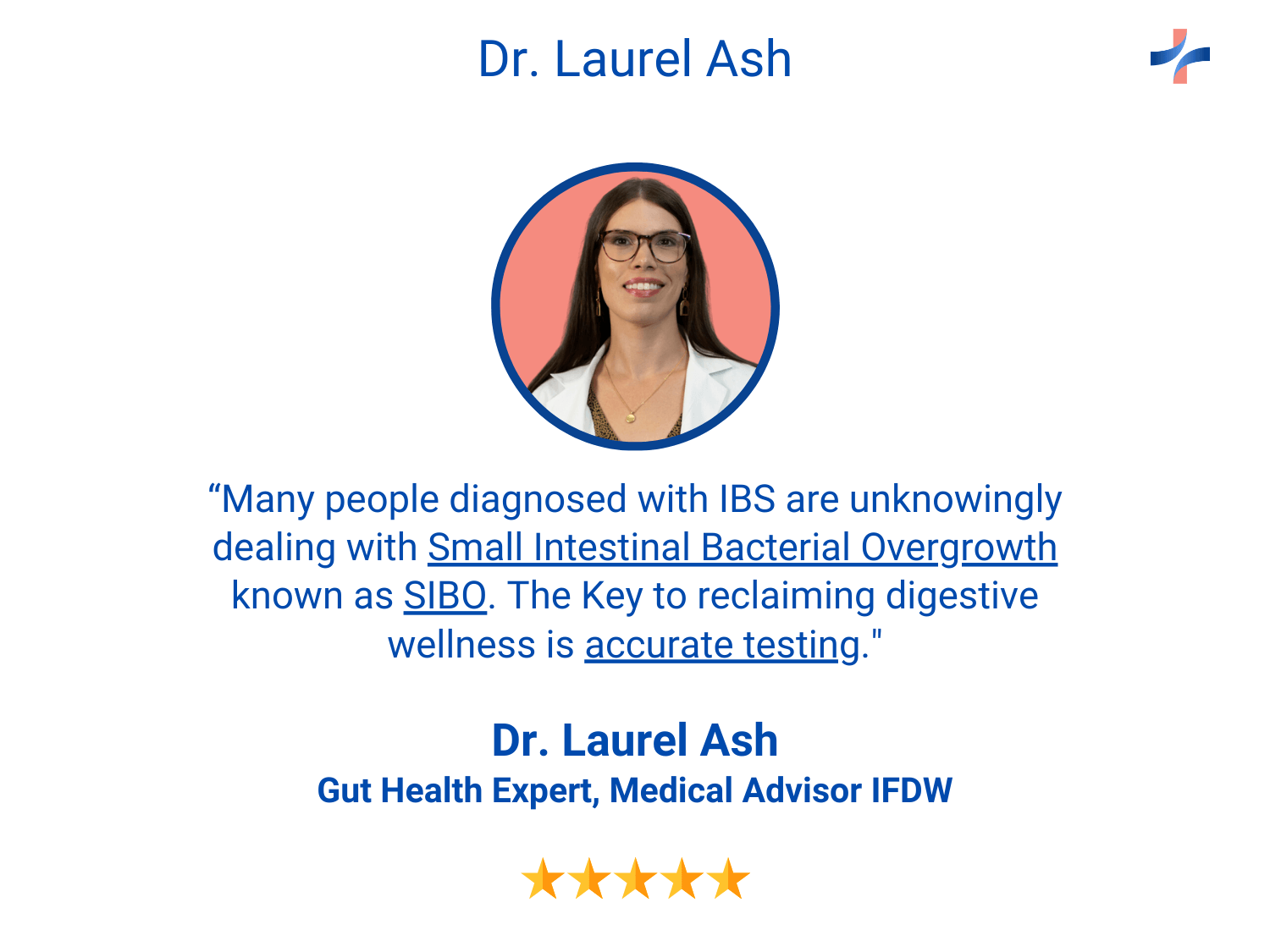 Quote from Dr. Laurel Ash	SIBO Breath Test