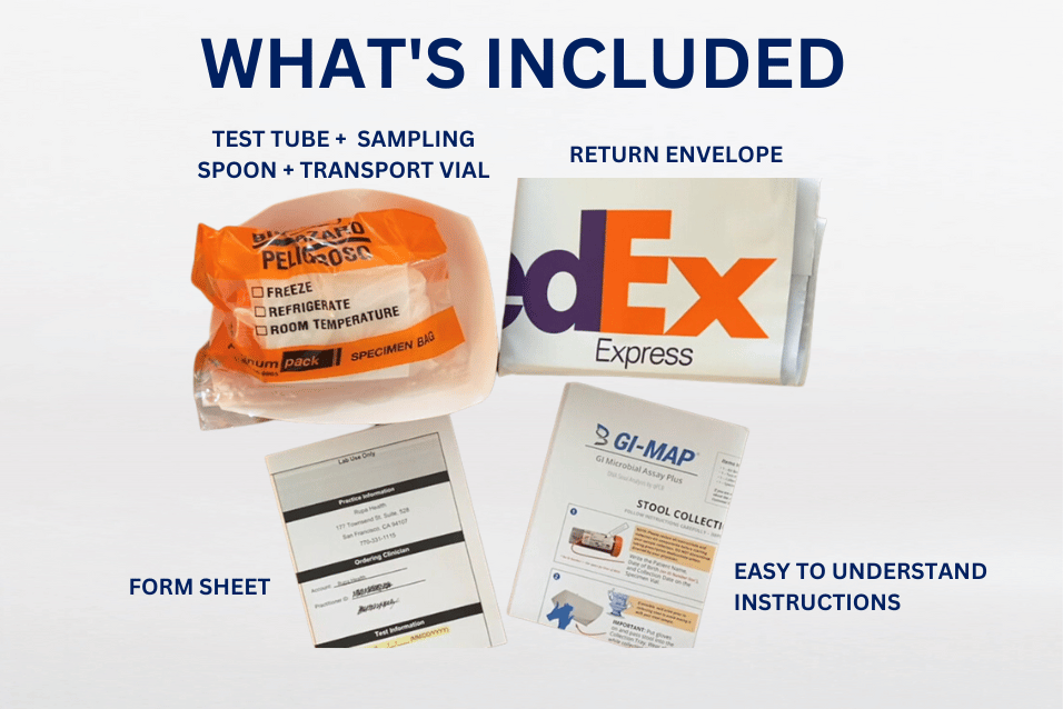 GI MAP Test Microbial Assay Plus - DNA Stool Analysis
