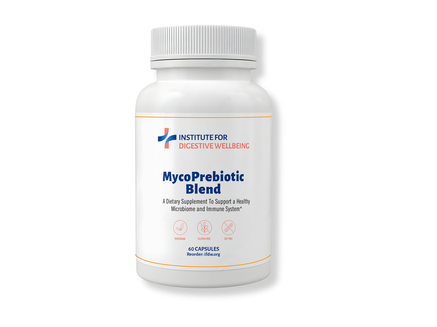 MycoPrebiotic Blend™ - IBS Prebiotic + Butyrate Support - 60 Capsules