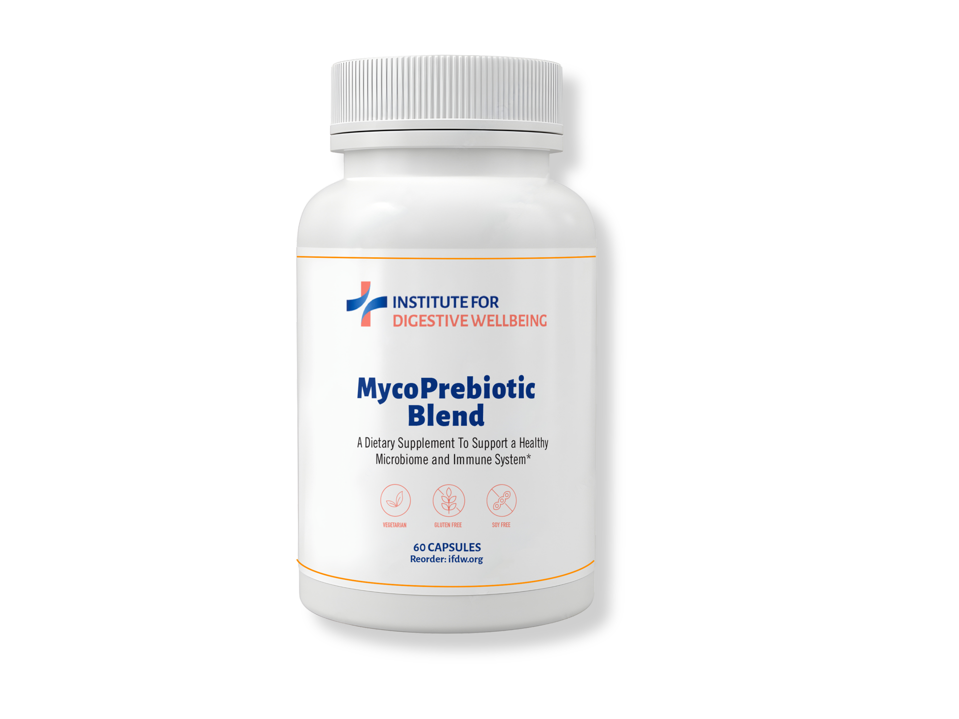 MycoPrebiotic Blend™ - IBS Prebiotic + Butyrate Support - 60 Capsules