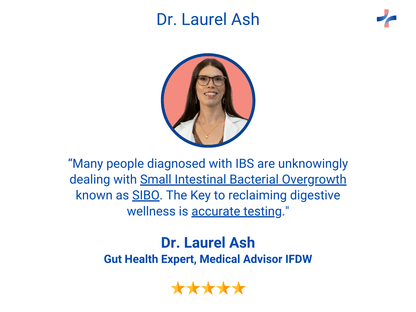 Quote from Dr. Laurel Ash	SIBO Breath Test			