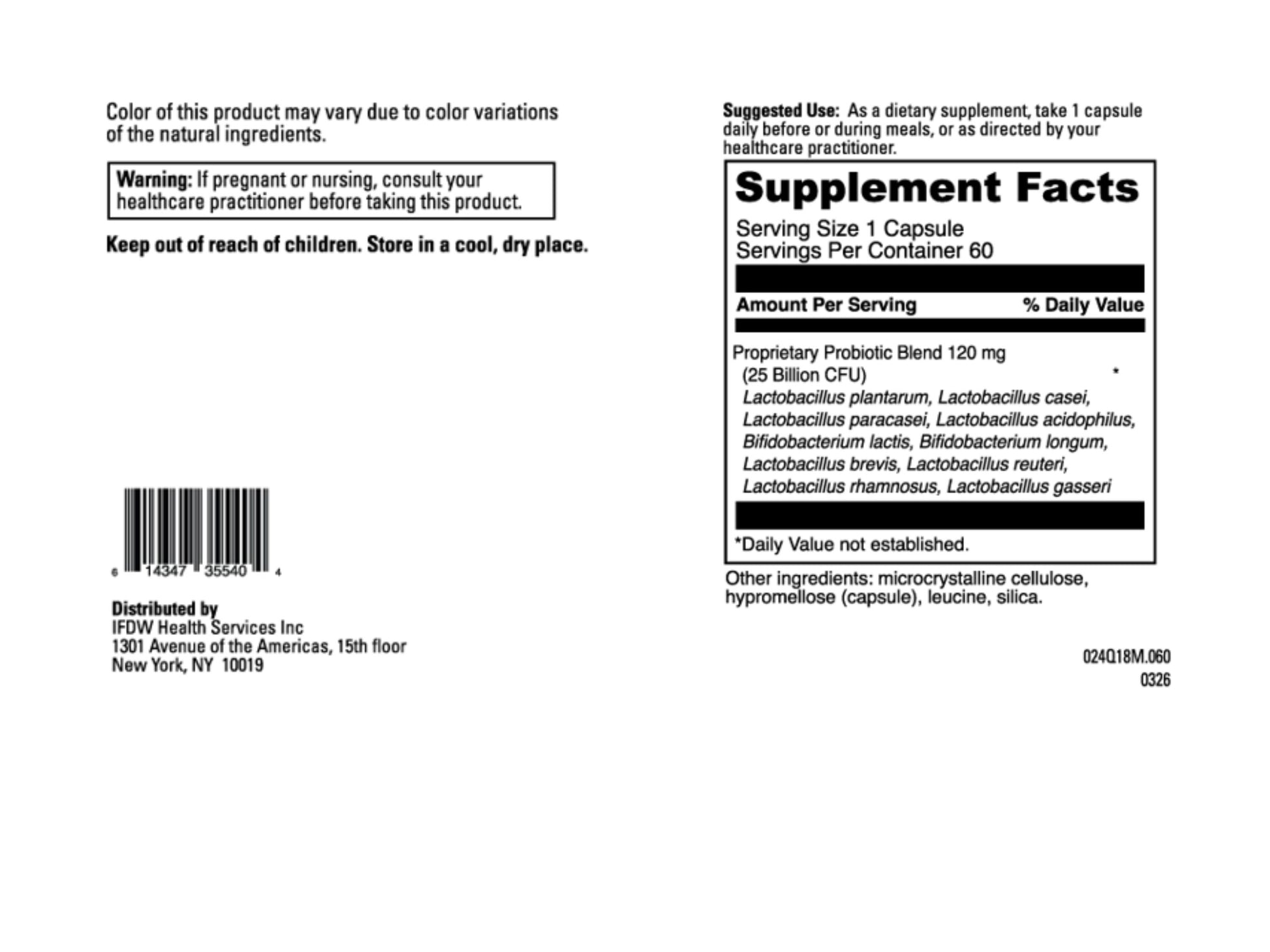 DailyBiome Probiotic™ - 25 Billion CFU - 60 Capsules