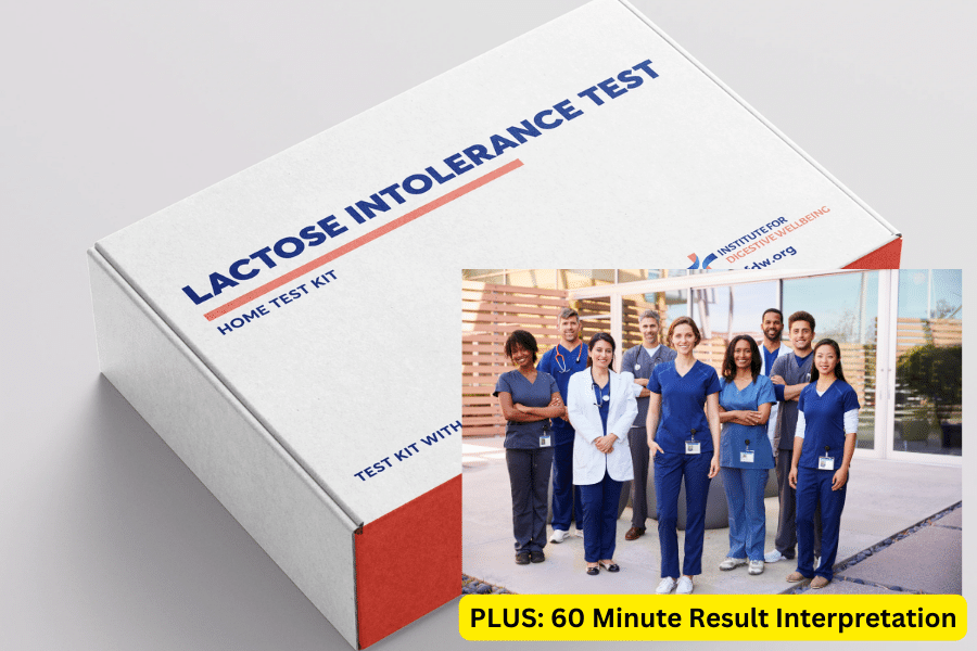Lactose Intolerance Breath Test Home Test Kit with 4 Test Tubes