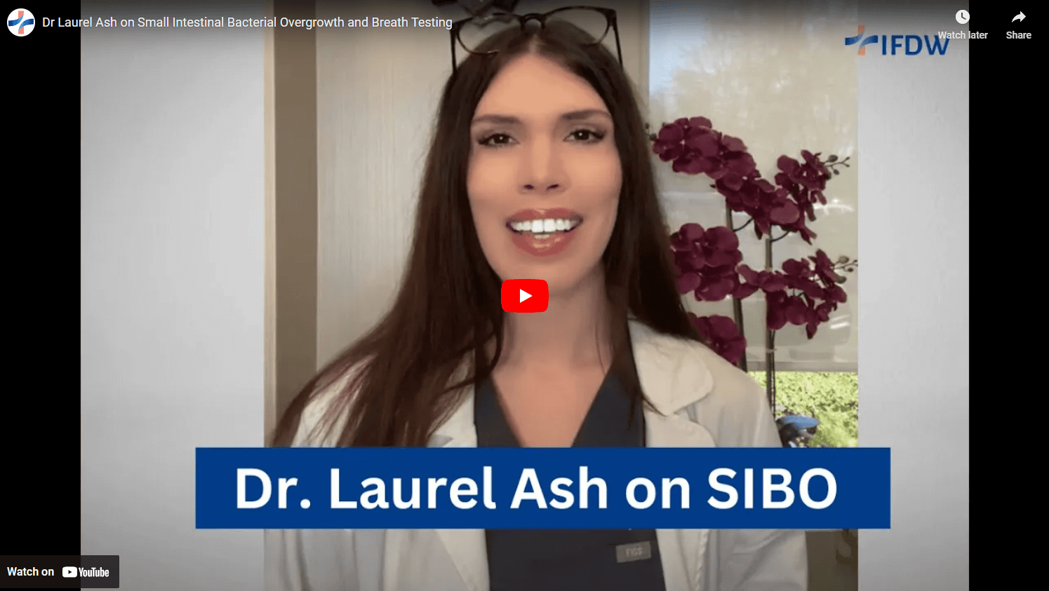 Load video: Dr Laurel Ash on Small Intestinal Bacterial Overgrowth and Breath Testing